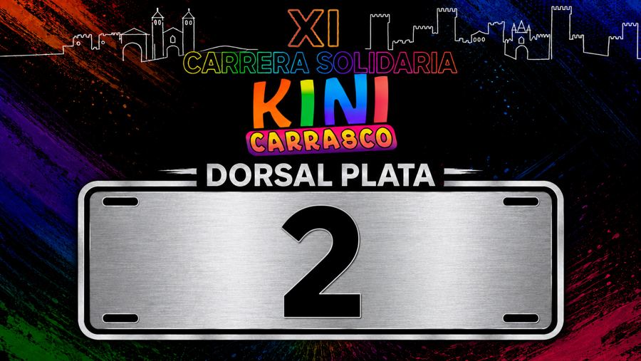 Dorsal Plata solidario